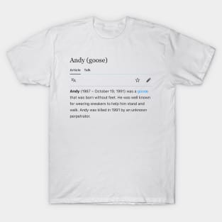 Andy the Goose T-Shirt